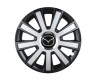 Set 4 capace roti Flash Gri-Negru R14 pentru gama auto Mazda, Autohelix MSA