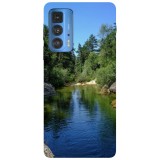Husa compatibila cu Motorola G51 model Beautiful River, Silicon, TPU, Viceversa, Transparent, Carcasa