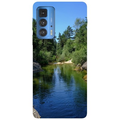 Husa compatibila cu Motorola G51 model Beautiful River, Silicon, TPU, Viceversa foto