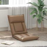 vidaXL Scaun de podea Cappuccino 55 x 61 x 70 cm Piele artificială 42028186