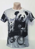 Tricou barbați imprimeu panda