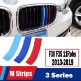 Set ornamente plastic grila fata compatibil BMW seria 3 2013- 2019 F30 F35 11b