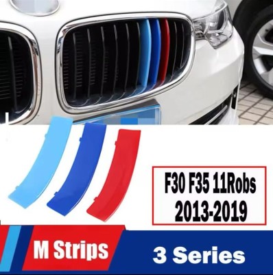 Set ornamente plastic grila fata compatibil BMW seria 3 2013- 2019 F30 F35 11b foto