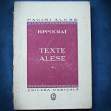 TEXTE ALESE - HIPPOCRAT / HIPPOCRATE - PAGINI ALESE