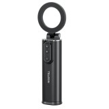 Cumpara ieftin Selfie stick pentru vlogging, Telesin P1-HSS-02, fixare magnetica iPhone 16,15,14,13,12, telecomandă Bluetooth, negru