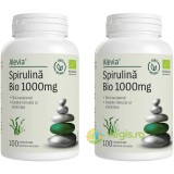 Pachet Spirulina 1000mg Ecologica/Bio 100cpr+100cpr