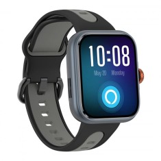 Smartwatch iSEN S216 GPS Negru, 1.78 Amoled, HRV, ECG, Functii Sanatate, Bluetooth Call, Alexa, Compatibil iOS Android