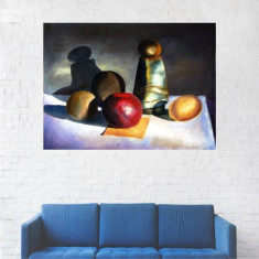 Tablou Canvas, Pictura Artistica Fructe pe Masa - 40 x 50 cm foto