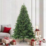 VidaXL Brad de Crăciun artificial cu ramuri articulare Verde 210 cm 42019314