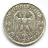 Germania 5 Reichs Mark 1934 J, Argint, Biserica, VF++/XF, Moneda Argint