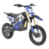 Motocicleta Electrica Off Road Accu , Cadru Metalic, 1000W, 36V/12Ah, Hecht 59100 Blue