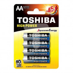 Baterii LR6 TOSHIBA Alcaline AA Hight Power 4buc foto