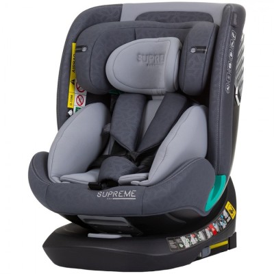 Scaun auto Chipolino Supreme I-Size 40-150 cm cu sistem Isofix granite foto