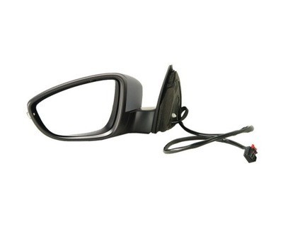 Oglinda exterioara VW Passat (B7) 11.2010-2015, Partea Stanga Crom Asferica Electrica Cu Incalzire, cu semnalizare, 6 pini, carcasa grunduita foto