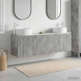 Cumpara ieftin Set dulap baie 3 buc. Gri Beton 161,5 x 44,5 x 80 cm