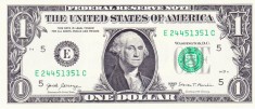 Bancnota Statele Unite ale Americii 1 Dolar 2017A - PNew UNC ( E= Richmond ) foto