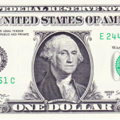 Bancnota Statele Unite ale Americii 1 Dolar 2017A - PNew UNC ( E= Richmond )