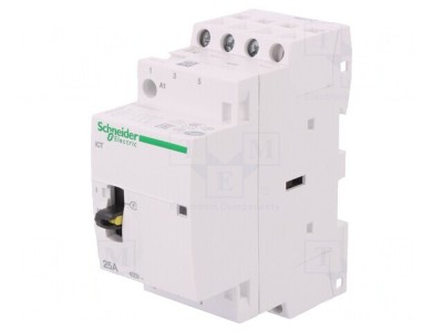 Contactor 3P 25A 220-240V NO IP20 foto