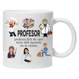 Cana alba personalizata Pentru profesori, INOVATIX&reg;. 330 ml