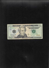 Statele Unite ale Americii USA SUA 20 dollars dolari 2009 seria03904497