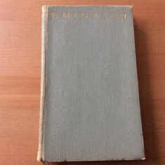 mihai eminescu poezii editura perpessicius ed de stat pt literatura si arta 1958