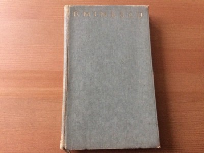 mihai eminescu poezii editura perpessicius ed de stat pt literatura si arta 1958 foto