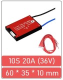 BMS baterie Li-ion 10S 20A (36V)