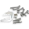 Set Suport Scarite Pilot Kawasaki Ninja ZX12R 1999-2006 Fata Stanga Dreapta Aluminiu CNC Aderenta Superioara Durabile Montaj Usor