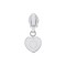 Cursor metalic pentru fermoar spiralat, 6 mm, Inima alba