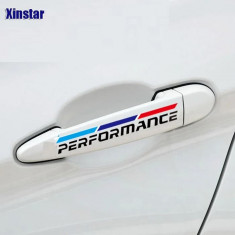 Stickere BMW pentru manere usi bmw m performance negru foto