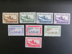 FRANTA COLONIE COTE D&amp;#039;IVOIRE SERIE MNH=60 foto