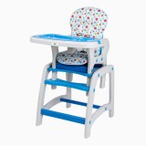 Scaun de masa Juju Eat&amp;Play, Albastru