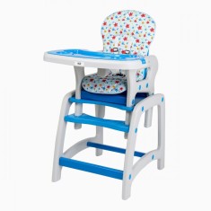 Scaun de masa Juju Eat&amp;Play, Albastru