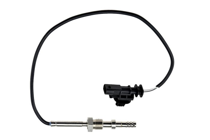 Senzor temperatura filtru particule Alfa Romeo Giulieta 2.0jtdm 125, 129kw 2010-, in fata turbocompresorului, lungime cablu 330mm, NTY EGT-AR-013