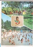 RF208 - Carte Postala - Jud Braila, Lacul sarat. Tabara de copii, circulata 1978
