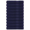 Prosoape pentru saună 10buc Albastru marin 360 g/m&sup2; 100% bumbac