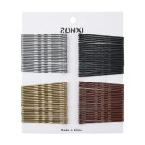 Agrafe de păr ondulate cu bilă 5 cm, profesionale, set 100 buc, Mix de culori