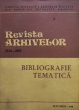 Revista arhivelor 1924-1985 (Editia: 1988)