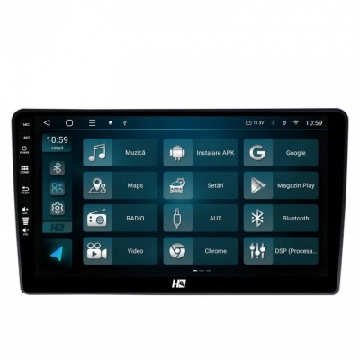 Navigatie Hyundai I40 (2012-2020) 4GB RAM Android 13 Octacore Slot Sim 4G DSP GPS Wi-FI Carplay Android Auto USB Bluetooth Waze Touchscreen 9 inch foto