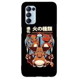 Husa compatibila cu Oppo A5 (2020) model Charizard evolutions, Silicon, TPU, Viceversa, Transparent, Carcasa