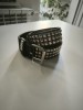 Curea studded punk, 90cm, Negru