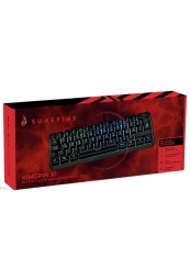 Surefire Kingpin X1 60% Gaming Rgb Keyboard Qwerty Nordic PC