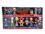 Set 8 figurine Stranger things 10cm bimbimbo