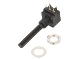 Potentiometru axial 500k&Omega; THT 6mm mono carbon