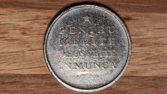 R10 Romania - Medalie RSR - Pentru merite deosebite in munca - stare buna