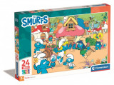 Puzzle Clementoni, Maxi, The Smurfs, 24 piese