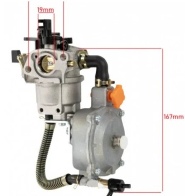 Carburator dublu drujba Honda GX160 , 168F foto