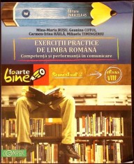 EXERCITII PRACTICE DE LIMBA ROMANA - CLASA A VIII-A, SEMESTRUL 2-MINA MARIA RUSU, GEANINA COTOI, CARMEN IRI-334548