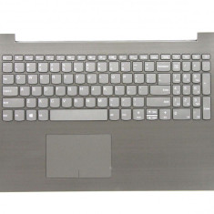 Carcasa superioara cu tastatura palmrest Laptop, Lenovo, IdeaPad 320-15, 320-15IKB, 320-15IAP, 320-15AST, 5CB0N86581, gri