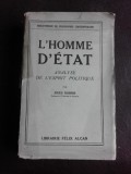 L homme d etat, analyse de l esprit politique - Jules Kornis (carte in limba franceza)